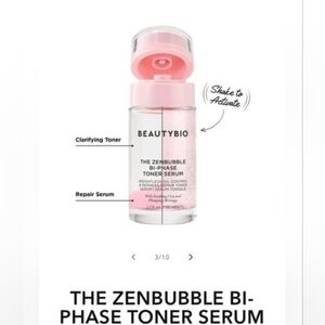 BeautyBio The ZenBubble Bi-Phase Toner Serum 50ML BNIB